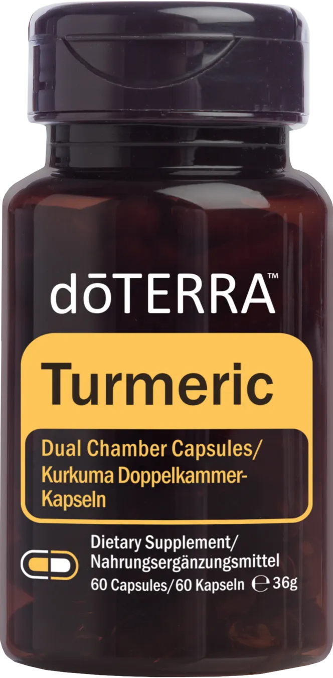 Capsule dublu compartimentate cu Turmeric
